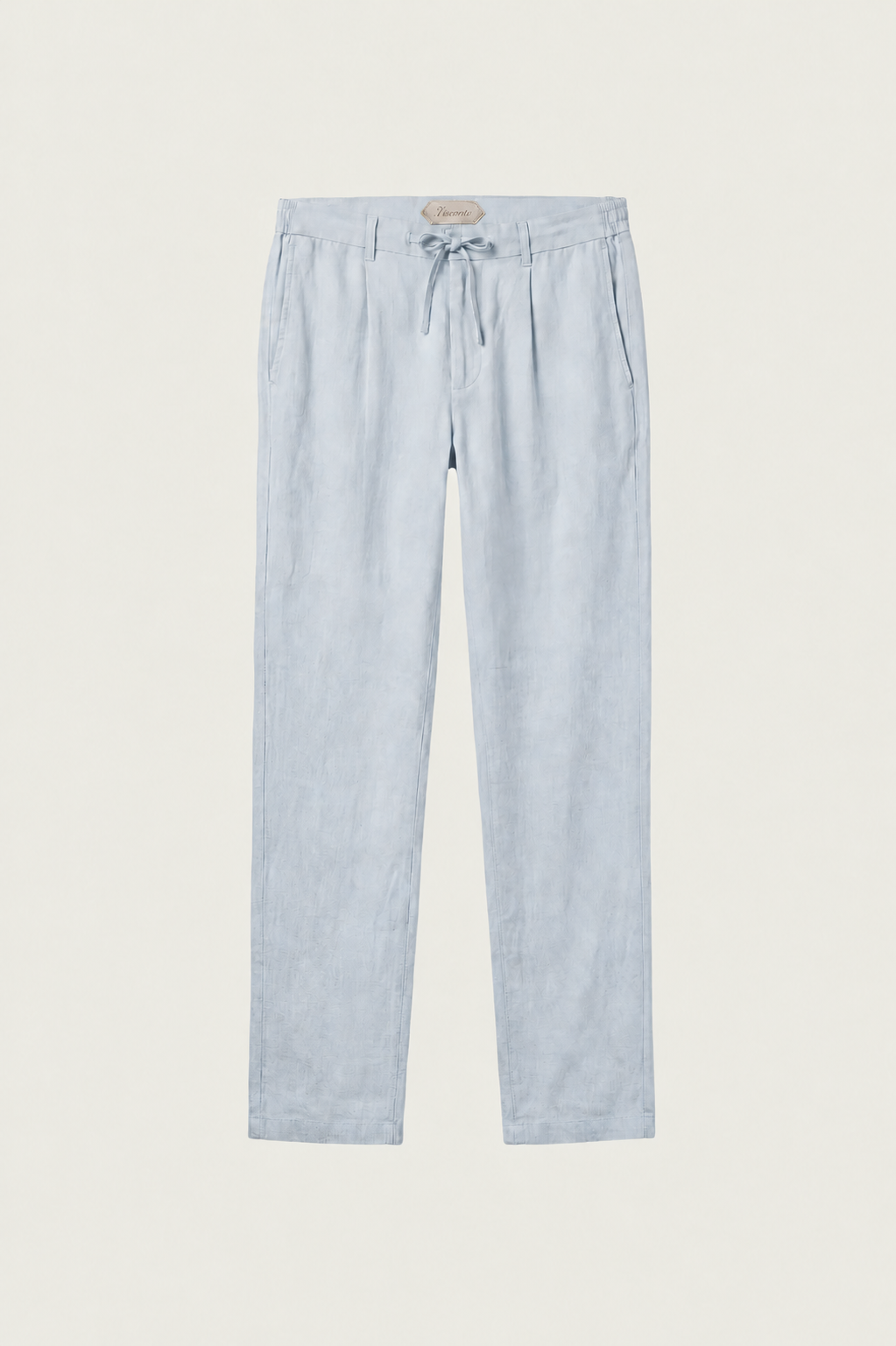 Visconti Linen Trousers - Blu