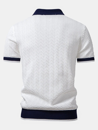 Visconti Polo in maglia Ascot - Beige