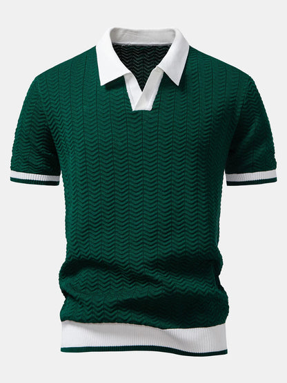 Visconti Polo in maglia Ascot - Beige
