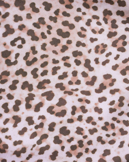 Leopard Print Halter Bikini Set