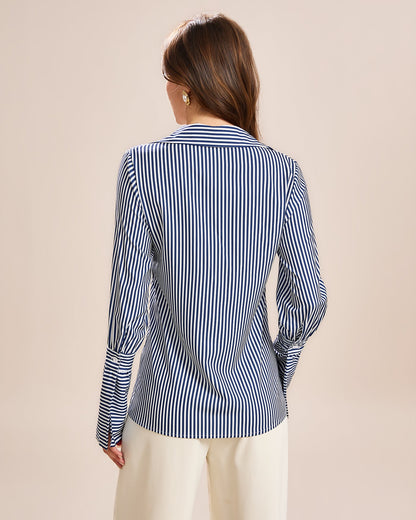 Blue Collar Button Shirt